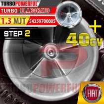 Turbo elaborato KP35-0005 Fiat 1.3 Mjt +40cv Step2