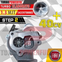 Turbo elaborato KP35-0005 Fiat 1.3 Mjt +40cv Step2