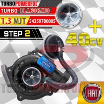 Turbo elaborato KP35-0005 Fiat 1.3 Mjt +40cv Step2