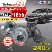 Turbo elaborato a cuscinetti da GT1749 a GT1856 fino a 240cv 724930