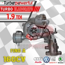 Turbo maggiorato Audi Seat Skoda Volkswagen 1.9 TDI 160cv