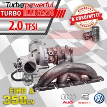 Turbo maggiorato a cuscinetti Audi Seat Volkswagen 2.0 TFSI step3 fino a 350cv