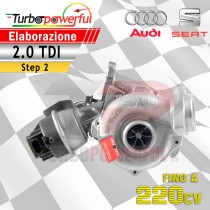 Turbo Maggiorato Audi Seat 2.0 TDI step2 fino a 220cv