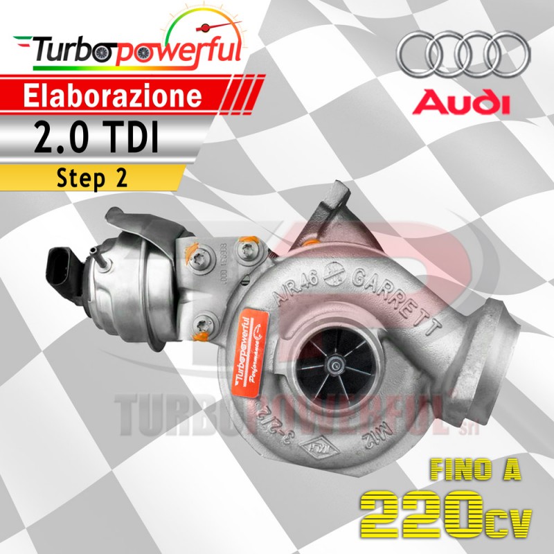 Turbo Maggiorato Audi 2.0 TDI step2 fino a 220cv