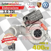 Turbo Maggiorato a cuscinetti Audi Porsche Volkswagen 3.0 TDI step4 fino a 400cv