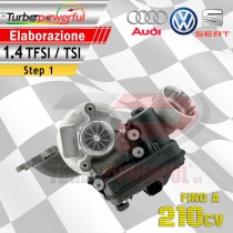 Turbo maggiorato 1.4 TFSI/TSI Audi Seat Volkswagen 49180-01430 step1 fino a 210cv