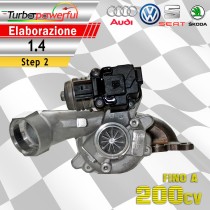 Turbo maggiorato 1.4 Audi Seat Skoda Volkswagen 49180-01360 Step2 fino a 200cv