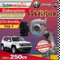 Turbo maggiorato GTD1856VRKL HyBrId Alfa Jeep oltre 250cv 54389700008