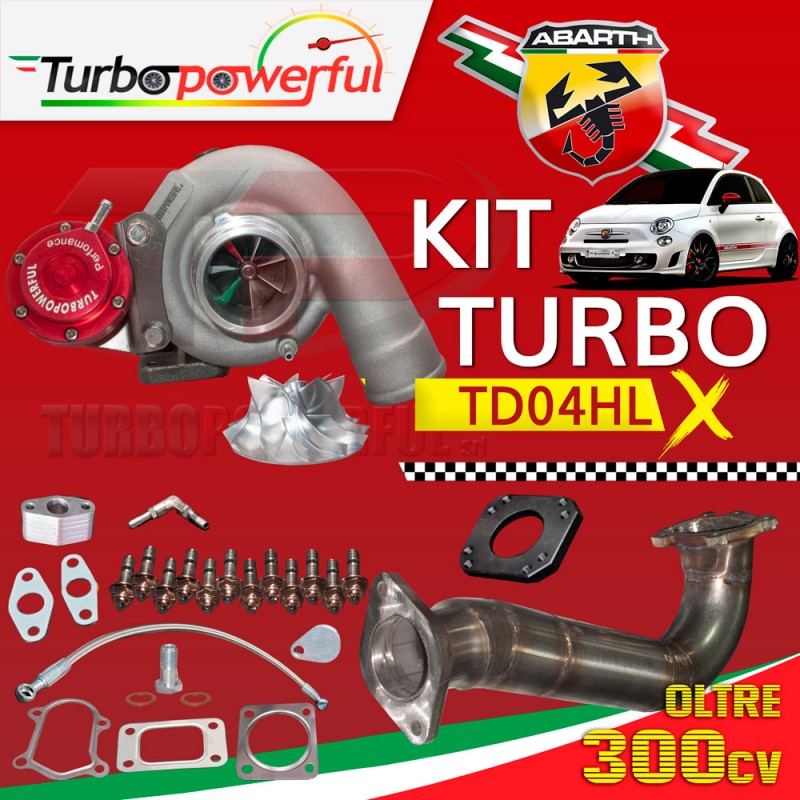 Kit Turbo TD04HL-X Abarth oltre 300cv