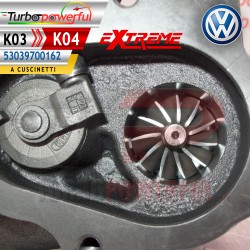 Turbina elaborata a cuscinetti da K03 a K04 Extreme fino a 250cv Volkswagen
