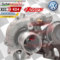 Turbina elaborata a cuscinetti da K03 a K04 Extreme fino a 250cv Volkswagen