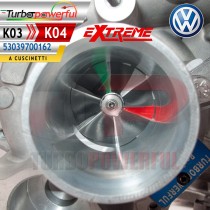 Turbina elaborata a cuscinetti da K03 a K04 Extreme fino a 250cv Volkswagen