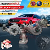 Biturbo elaborato a cuscinetti ceramici 10009700018 Fiat - Saab - Opel