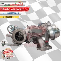 Biturbo elaborato a cuscinetti ceramici 10009700018 Fiat - Saab - Opel