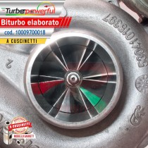 Biturbo elaborato a cuscinetti ceramici 10009700018 Fiat - Saab - Opel