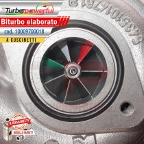 Biturbo elaborato a cuscinetti ceramici 10009700018 Fiat - Saab - Opel