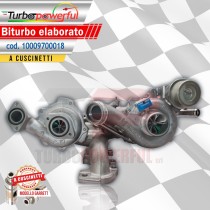 Biturbo elaborato a cuscinetti ceramici 10009700018 Fiat - Saab - Opel