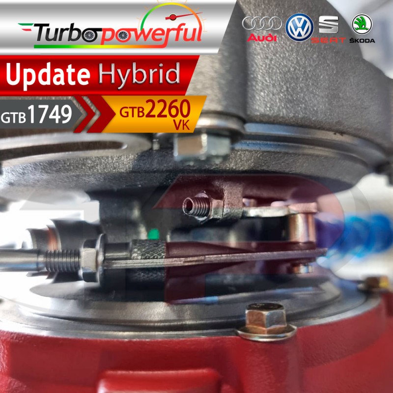 Update turbo Hybrid da GTB1749 a GTB 2260VK 757042 fino a 300cv