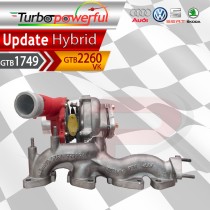 Update turbo Hybrid da GTB1749 a GTB 2260VK 757042 fino a 300cv