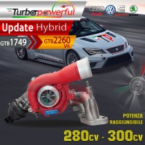 Update turbo Hybrid da GTB1749 a GTB 2260VK 757042 fino a 300cv