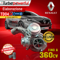 Elaborazione Exclusive TD04XX step4 Renault fino 49377-07320 a 360cv