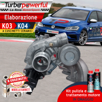 Elaborazione Turbo da K03 a K04 a cuscinetti Volkswagen 53039700162