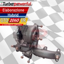 Turbina maggiorata Hybrid GTD2060VR 721021 fino a  250 / 270cv