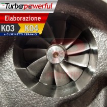Elaborazione Turbo da K03 a K04 a cuscinetti Volkswagen 53039700162