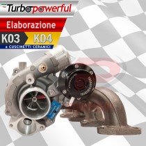 Elaborazione Turbo da K03 a K04 a cuscinetti Volkswagen 53039700162
