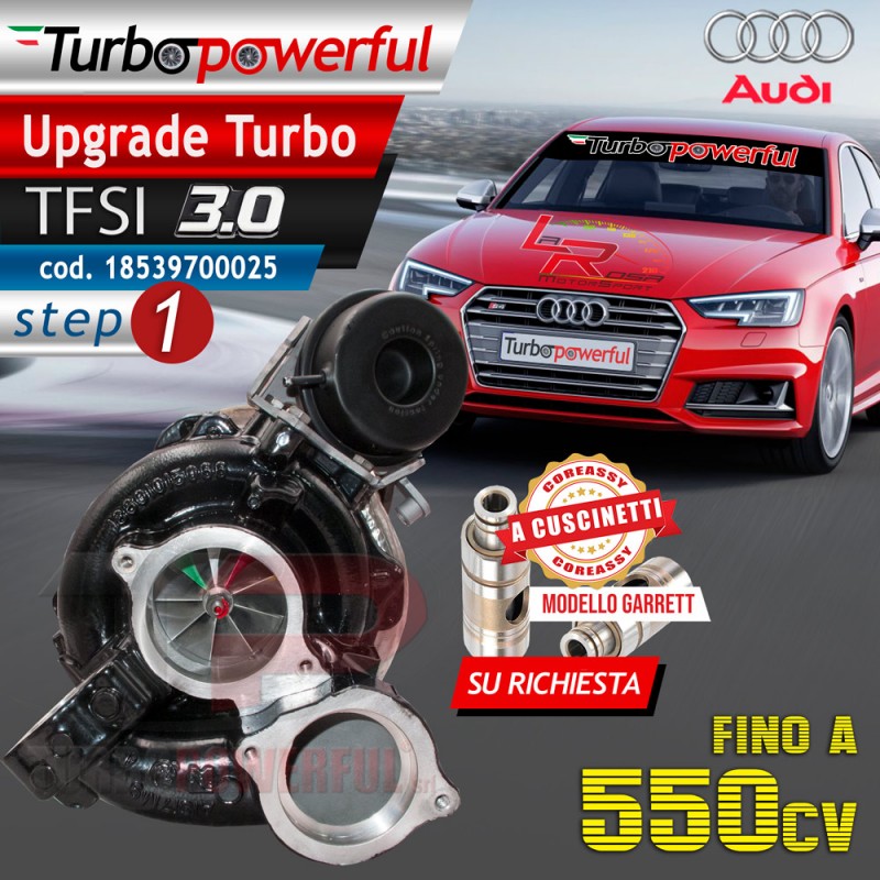 Upgrade Turbo TFSI 3.0 18539880025 per Audi step 1 - fino a 550cv
