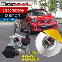 Elaborazione turbo Smart 0.9 822053 fino a 160cv