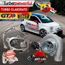 Turbo elaborato GTX 2867 a cuscinetti - nuovo progetto Anti lag - Abarth
