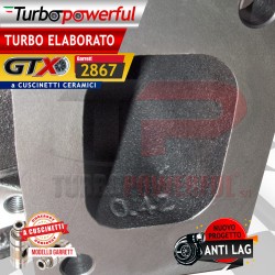 Turbo elaborato GTX 2867 a cuscinetti - nuovo progetto Anti lag - Abarth