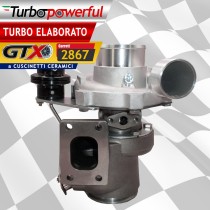 Turbo elaborato GTX 2867 a cuscinetti - nuovo progetto Anti lag - Abarth