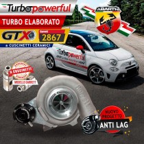 Turbo elaborato GTX 2867 a cuscinetti - nuovo progetto Anti lag - Abarth