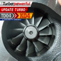 Update Turbo da TD04 a K04 a cuscinetti - nuovo progetto fino a 3xx cv