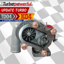 Update Turbo da TD04 a K04 a cuscinetti - nuovo progetto fino a 3xx cv