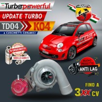Update Turbo da TD04 a K04 a cuscinetti - nuovo progetto fino a 3xx cv