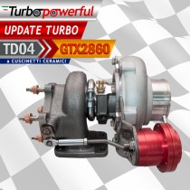Update Turbo da TD04 a GTX2860 a cuscinetti - nuovo progetto fino a 3xx cv