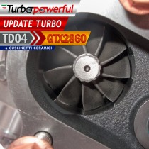 Update Turbo da TD04 a GTX2860 a cuscinetti - nuovo progetto fino a 3xx cv