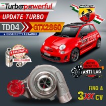 Update Turbo da TD04 a GTX2860 a cuscinetti - nuovo progetto fino a 3xx cv