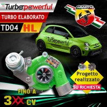 Elaborazione Turbo Abarth TD04HL