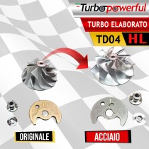 Elaborazione Turbo Abarth TD04HL Orange fino a 340cv