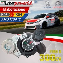 Elaborazione da K03 a K04 - fino a 300cv - Citroen - Peugeot - 53039700121