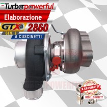 Elaborazione Turbo GTX 2860 Gen 2 a cuscinetti - fino a 450cv