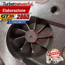 Elaborazione Turbo GTX 2860 Gen 2 a cuscinetti - fino a 450cv