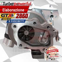 Elaborazione Turbo GTX 2860 Gen 2 a cuscinetti - fino a 450cv