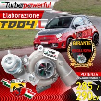 Elaborazione Turbo Abarth TD04L fino a 290cv Point Milling