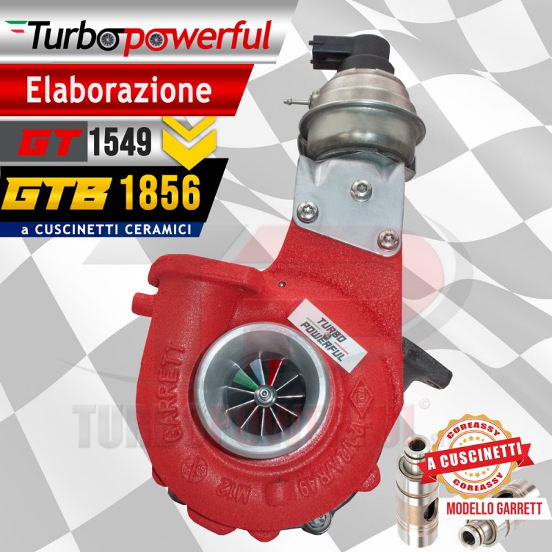 Turbo upgrade da GT1549 a GTB1856 a cuscinetti - fino a 250cv Alfa Romeo