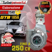 Turbo upgrade da GTB1549 a GTB1856 girante esclusiva fino a 250cv Alfa Romeo
